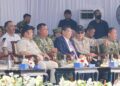 Wakil Panglima TNI Dampingi Menhan Sambut Kedatangan ITS Giuseppe Garibaldi