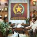 Jelang HUT Ke-81 TNI, Kas Kohanudnas Anjangsana kepada Jenderal (HOR) H.B.L. Mantiri