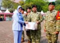 Waketum Dharma Pertiwi Buka Bazar TNI, Semarakkan HUT ke-81 TNI