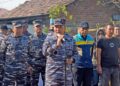 Bertajuk “Aku Cinta Laut”, Komandan Brigif 2 Marinir Hadiri Program Kali Bersih di Sungai Rolak