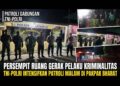 Persempit Ruang Gerak Pelaku Kriminalitas, TNI-Polri Intensifkan Patroli Malam di Pakpak Bharat
