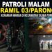 Patroli Malam Koramil 03/Parongil Sasar Titik Keramaian Warga di Kecamatan Silima Pungga-Pungga