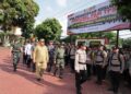 HUT ke-81 TNI,Kapolres Langkat dan Kapolres Binjai Berikan Surprise kepada Dandim 0203/Lkt,Danyonif 100/PS dan Danyon Arhanud 11/WBY