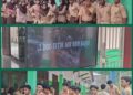 SISWA DAN GURU SMAN 1 SENAYANG ANTUSIAS SAKSIKAN VIDEO DUA TAHUN KERJA NYATA PEMERINTAH UNTUK NEGERI
