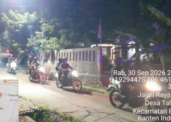Koramil 05/Balaraja Bersama Polsek Gelar Patroli Antisipasi Daerah Rawan Begal
