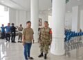 BABINSA KORAMIL 0201-05/MB PANTAU AKSI UNJUK RASA, JAGA KONDUSIVITAS WILAYAH