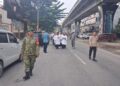 BABINSA KORAMIL 0201-05/MB HADIR DI TENGAH MASYARAKAT, AMANKAN PERARAKAN ARCA BUNDA MARIA DI KATEDRAL MEDAN