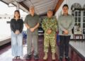 Pangdam XIII/Merdeka Sambangi Sesepuh TNI, Brigjen TNI (Purn) Rudolf Samuel Warouw di Minahasa