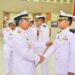 DANSESKOAL PIMPIN LAPORAN KENAIKAN PANGKAT PERWIRA TNI ANGKATAN LAUT