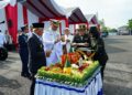 703 PRAJURIT, GETARKAN DERMAGA BELAWAN: TNI KUAT BERSAMA RAKYAT