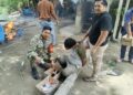 Peduli Generasi,Personel Koramil 0201-05/MB Monitoring Penggerebekan Barak Narkoba di Panigara