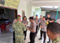 HUT KE -81 TNI,KAPOLSEK MEDAN TUNTUNGAN BERIKAN KUE ULANG TAHUN KEPADA DANRAMIL,KOKOHKAN SINERGITAS