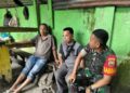 Serda Dona Babinsa Koramil 0201-04/MK di Warung Kopi