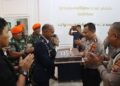Wujud Sinergisitas TNI-Polri, Kapolrestabes Medan Sambangi Mako Menhanud 1 Pasgat pada Peringatan HUT Ke-81 TNI