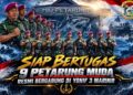 Siap Bertugas, 9 Petarung Muda Resmi Bergabung di Yonif 3 Marinir
