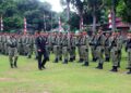 Teguhkan Komitmen Pengabdian dan Kemanunggalan, Kodim 0209/Labuhanbatu Gelar Upacara Khidmat HUT ke-81 TNI