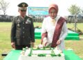 TNI Bersama Rakyat Kuat, Indonesia Berdaulat, Adil dan Makmur.