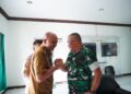KORAMIL 07 /MT MENERIMA KUNJUNGAN SILATURAHMI CAMAT MEDAN SELAYANG DAN CAMAT MEDAN TUNTUNGAN DI HUT Ke-81 TNI
