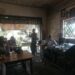 Manfaatkan Warung Kopi, Babinsa Serda Darmono Aruan Komsos Dengan Warga Binaan