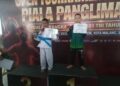 Anak Prajurit Yonif 503 Kostrad Raih Medali Perak di Kejuaraan Karate Piala Panglima TNI