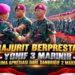 Prajurit Berprestasi Yonif 3 Marinir Terima Apresiasi dari Danbrigif 2 Marinir