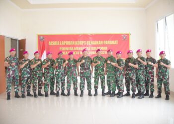 Laporan Korps Kenaikan Pangkat Pamen Kolatmar Kala Waktu 1 Oktober 2026