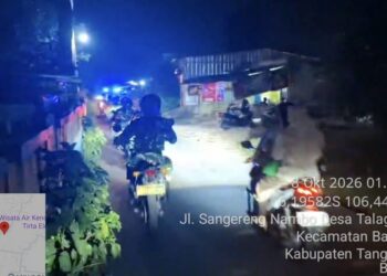 Patroli Antisipasi Daerah Rawan Begal, Koramil 05/Balaraja dan Polsek Balaraja Gelar Patroli Malam