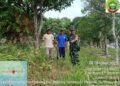 Cegah Karhutla, Babinsa Koramil 06/Senayang Bersama Warga Pantau Lokasi Rawan Kebakaran