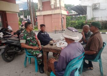 Lewat Komsos,Serda Ernadi Bahar Himbau Warga Binaan Bahaya Becana Alam