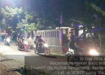 Sinergi TNI-Polri, Koramil 08/Kronjo Bersama Polsek Kronjo Gelar Patroli Antisipasi Daerah Rawan Begal