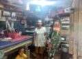 Door to Door, Babinsa 03/Parongil Lakukan Pendataan Warga untuk Pengusulan Bantuan Sosial