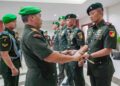 Pangdam XIII/Merdeka Pimpin Sertijab Asrendam dan Danyonif 712/Wiratama, Momentum Memperkuat Kualitas Pengabdian
