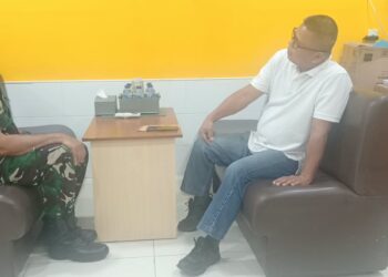 Eratkan Silaturahmi,Danramil 0201-04/MK Mayor Inf Hari Susilo Anjangsana ke Yayasan Angsapura