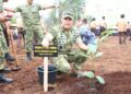 Kodam XIX/Tuanku Tambusai Gaungkan Green Defence melalui Penanaman 20.000 Pohon