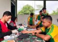 Semarak HUT ke-81 TNI di Perbatasan, Satgas Yonarmed 13/Nanggala Perkuat Kemanunggalan dengan Rakyat