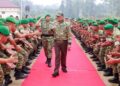 Menhan RI Meninjau Yonif TP 833/Bumi Daranante di Sanggau