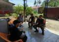 Babinsa Koramil 13/PST Serma Maju Menjalin Silaturahmi dengan Warga Binaan,Ajak Jaga Kerukunan