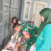 BABINSA KORAMIL 0201- 07/MT DAMPINGI KEGIATAN POSYANDU DI WILAYAH BINAAN