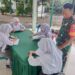 Babinsa Koramil 0201-16/TM Berikan Bimbingan Wawasan Kebangsaan kepada Siswi PKL