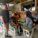 Warung Kopi Menjadi Sarana Babinsa Jalin Silaturahmi Dengan Lurah, Seklur dan Kepling