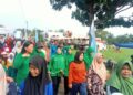 Gelorakan Hidup Sehat dan Kemanunggalan, Koramil 04/LB Semarakkan Jalan Santai HUT ke-81 Pemkab Labuhanbatu di Panai Tengah