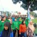 Gelorakan Hidup Sehat dan Kemanunggalan, Koramil 04/LB Semarakkan Jalan Santai HUT ke-81 Pemkab Labuhanbatu di Panai Tengah