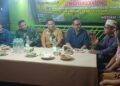 DANRAMIL KAPTEN KAV PARMANOAN SIREGAR MENGHADIRI PENILAIAN POS SATKAMLING JEMBATAN GANTUNG LABUHAN DELI BERSAMA WALIKOTA MEDAN