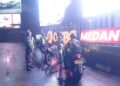 Ciptakan Situasi Aman dan Kondusif, Anggota Koramil 0201-16/TM Sertu Dismas Barus Patroli Gabungan di Kota Medan