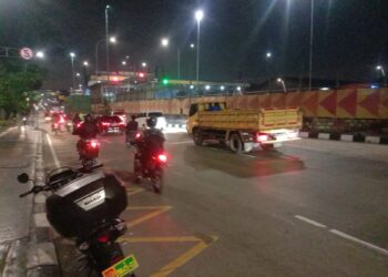 Antisipasi Gangguan Kamtibmas,Kodim 0502/JU Gelar Patroli Skala Besar