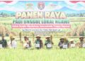 Panen Raya Padi Unggul Lokal Ngawi, Danrem Untoro Puji Produktivitas