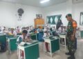 BABINSA KEL SEI SIKAMBING B PELTU SUBIANTO LAKSANAKAN PENDAMPINGAN KEGIATAN MAKAN BERGIZI GRATIS