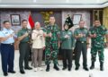 Pangdam I/BB Terima Dir SDM Kuathan Kemhan, Bahas Aturan Status Gugur Prajurit TNI