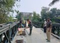 Kodim 0207/Simalungun Percepatan Pembangunan Jembatan Modular Penghubung Dua Wilayah di Simalungun Capai 81,08 Persen