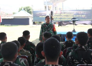 Dansatgas TMMD ke-130 Kodim Tulungagung Tekankan Kualitas Pekerjaan dan Keselamatan Personel